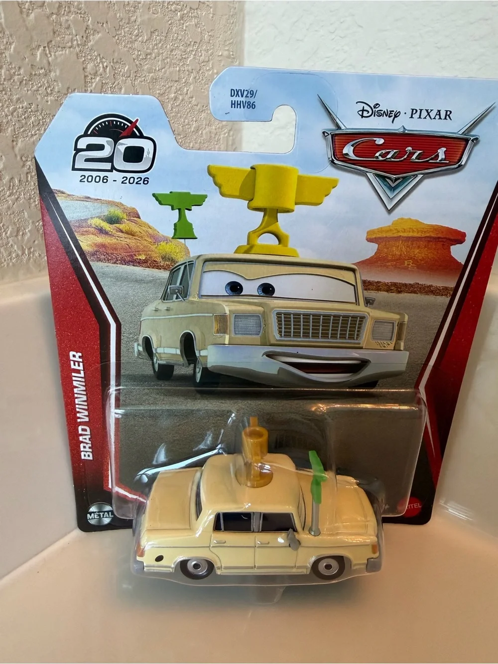 Disney Pixar Cars Brad Winmiler - Cream
